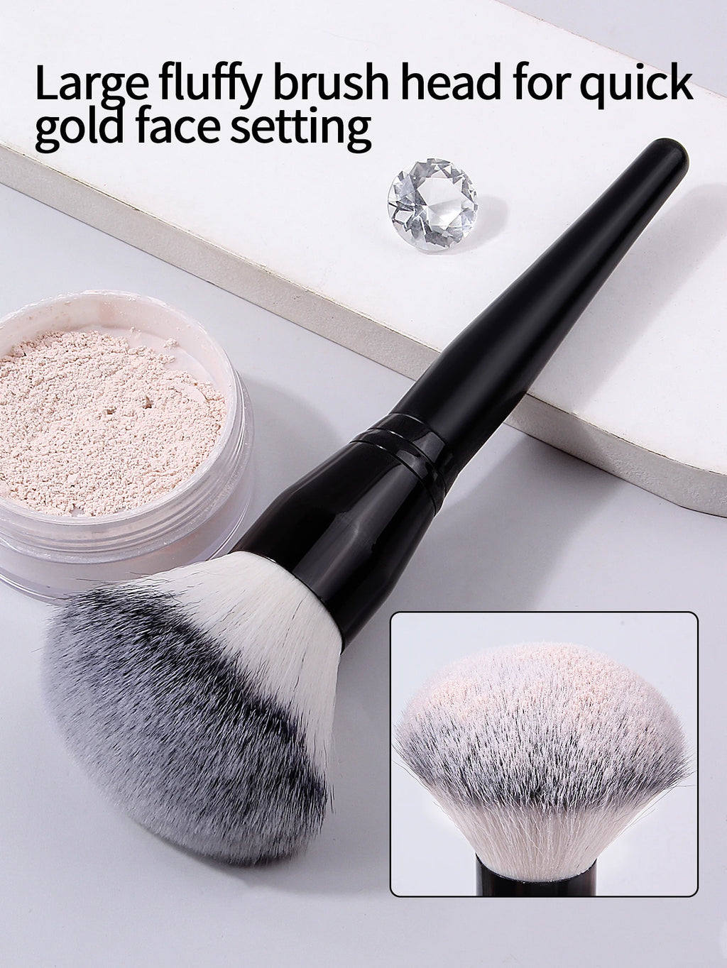 1 pcs Bestselling profession makeup tools Powder brush Super soft large fluffy Loose powder brush Blush brush does