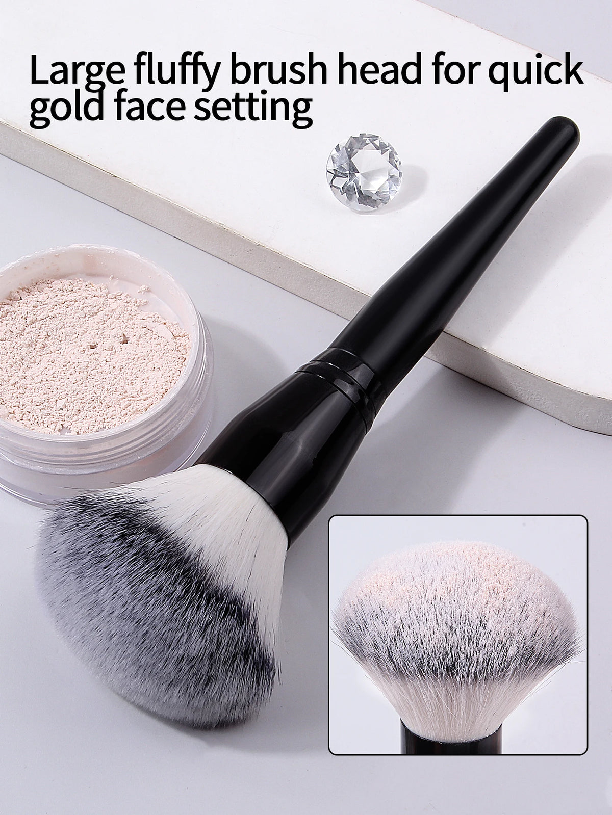 1 pcs Bestselling profession makeup tools Powder brush Super soft large fluffy Loose powder brush Blush brush does