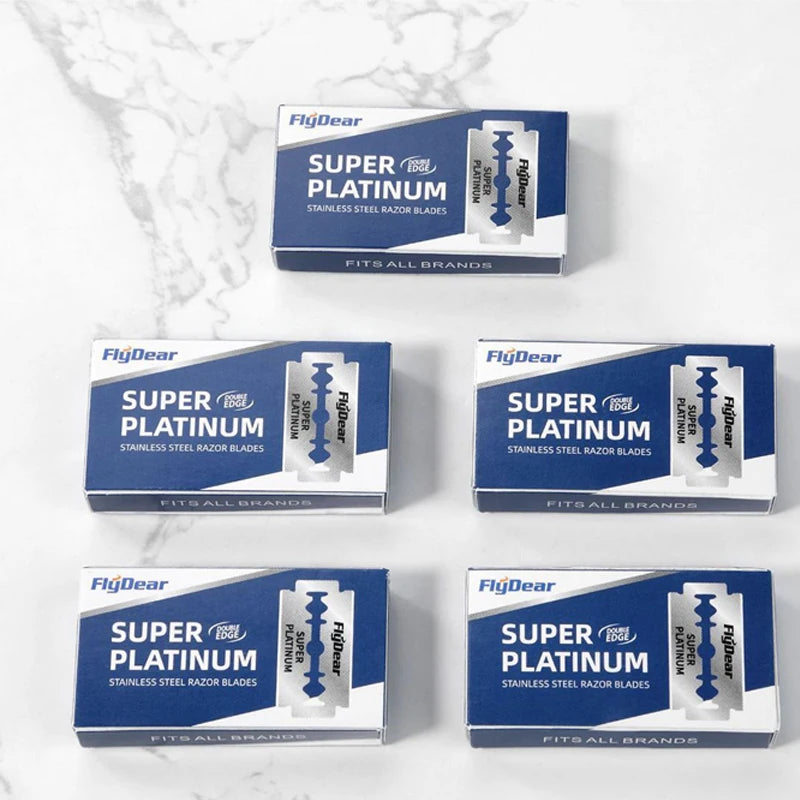 Bestseller Stainless steel razor blade old-fashioned manual double-sided razor blade hairdressing barber shop tools safety razor