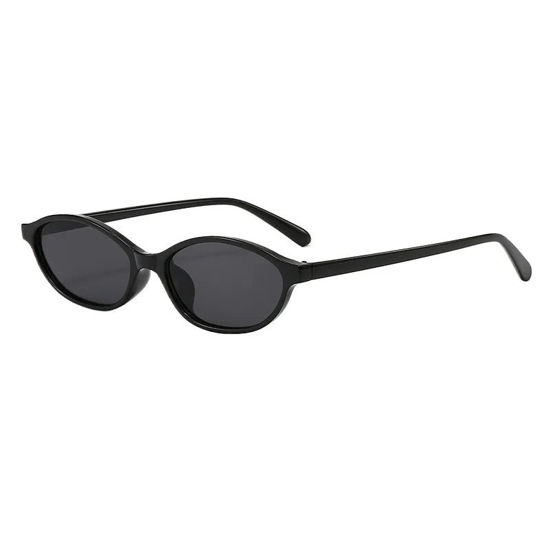 3pcs European and American Retro Oval Small Frame Women's Fashionable Sunglasses, Personalized Trendy Glasses