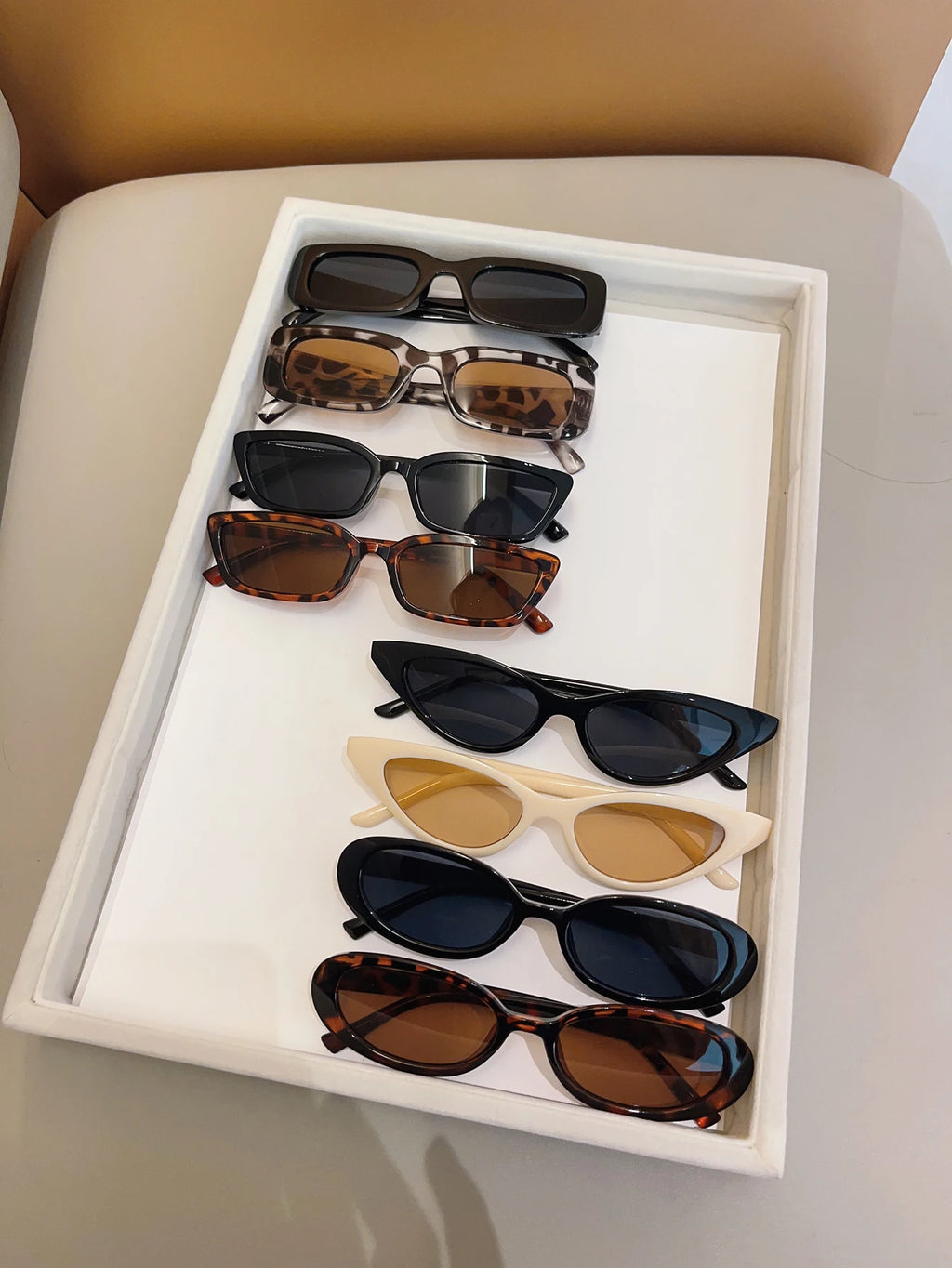 [Quality Pc]8Pcs/14Pcs Women's Mixed Fashion Glasses Set/Chic Black, Tortoiseshell and Leopard Frame/A Perfect Gift for Family