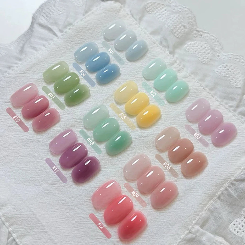 10ml Vitality Milk Candy Series Gel Nail Polish 2026 New Summer Bestseller Featuring a Dopamine Milk Candy Jelly Nail Polish