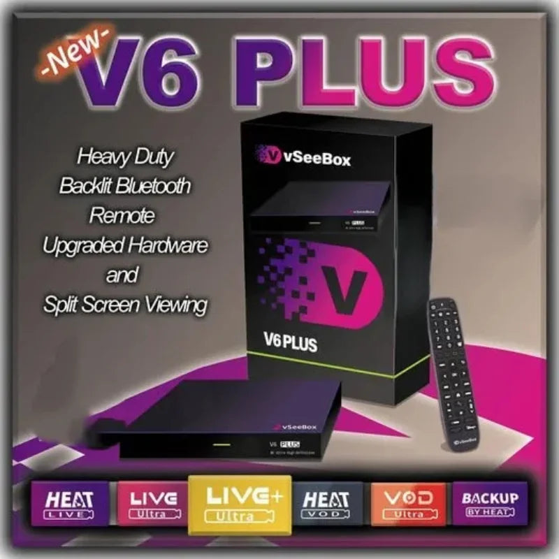 🔥vSeeBox V6 Plus Android Streaming Box | Authorized Seller | Same-Day Ship | 2026 Model Best Selling🔥