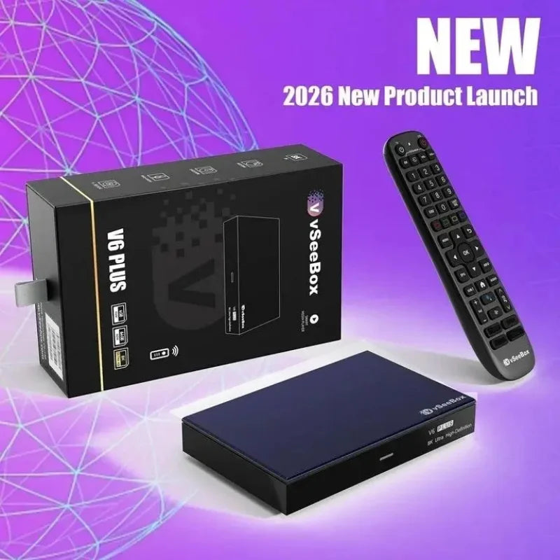 🔥vSeeBox V6 Plus Android Streaming Box | Authorized Seller | Same-Day Ship | 2026 Model Best Selling🔥