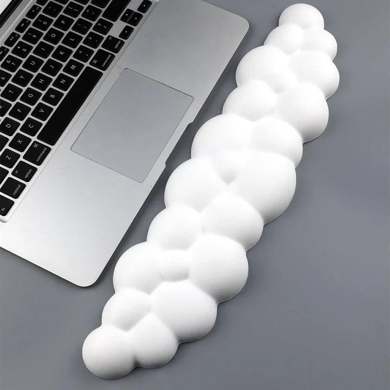 Ergonomic Mouse Pad with Wrist Rest for Keyboard, Cloud Anti-Slip Desktop Office Gamer Mouse Pad with Wrist Rest