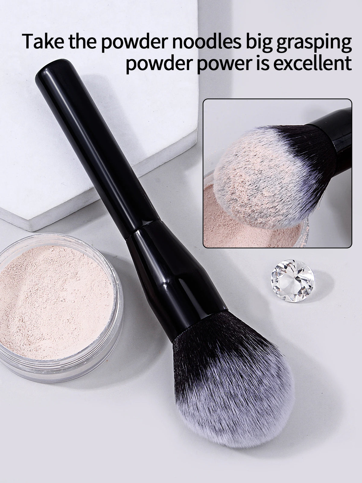 1 pcs Bestselling profession makeup tools Powder brush Super soft large fluffy Loose powder brush Blush brush does