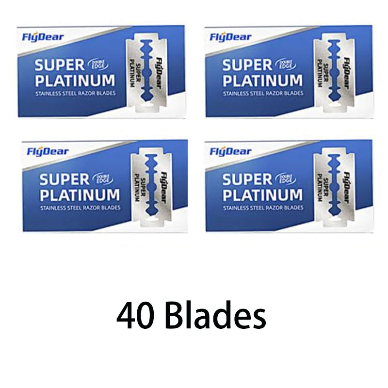 Bestseller Stainless steel razor blade old-fashioned manual double-sided razor blade hairdressing barber shop tools safety razor