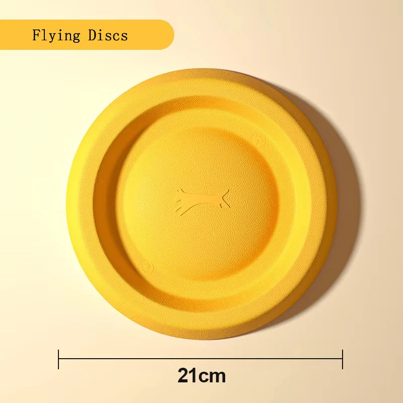 EVA Durable Dog Toys 4 Pack Flying Disc + Ball + Tug Rope for Puppy&Adult Dogs Chew-Proof Teeth Cleaning Set（2024 Best Seller）