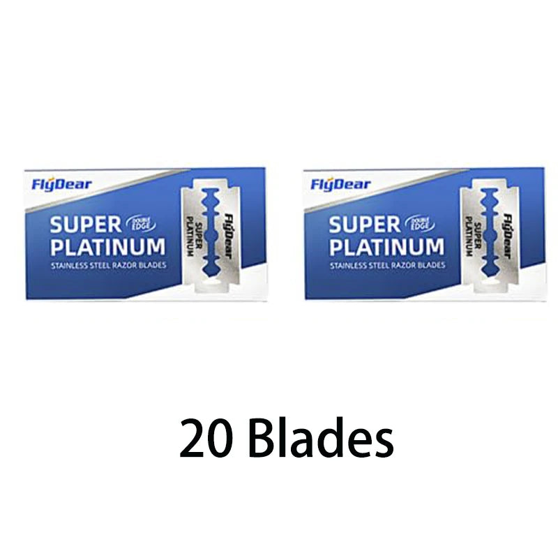 Bestseller Stainless steel razor blade old-fashioned manual double-sided razor blade hairdressing barber shop tools safety razor