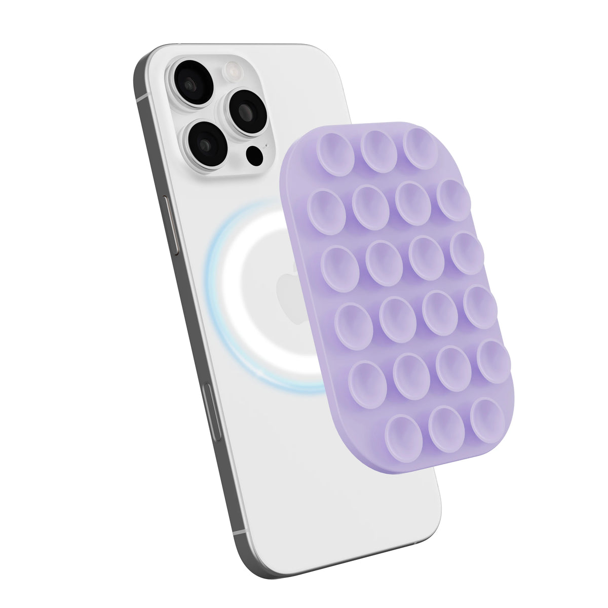 Cross-Border Bestseller Magnetic Suction Phone Stand Suitable for MagSafe Phone Cases iPhone Silicone Magnetic Suction Stand