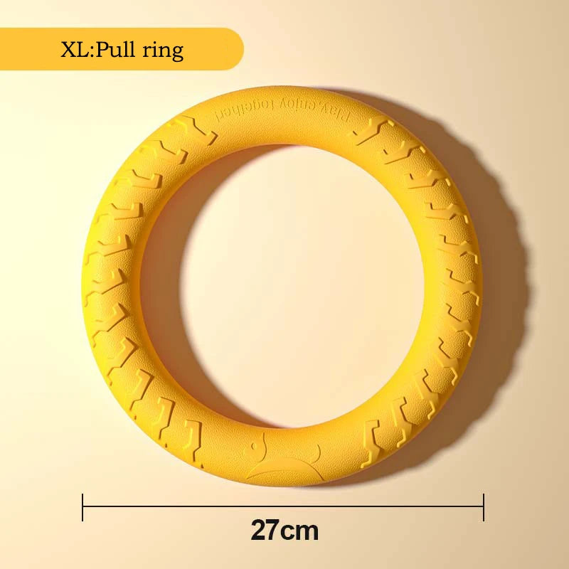 EVA Durable Dog Toys 4 Pack Flying Disc + Ball + Tug Rope for Puppy&Adult Dogs Chew-Proof Teeth Cleaning Set（2024 Best Seller）