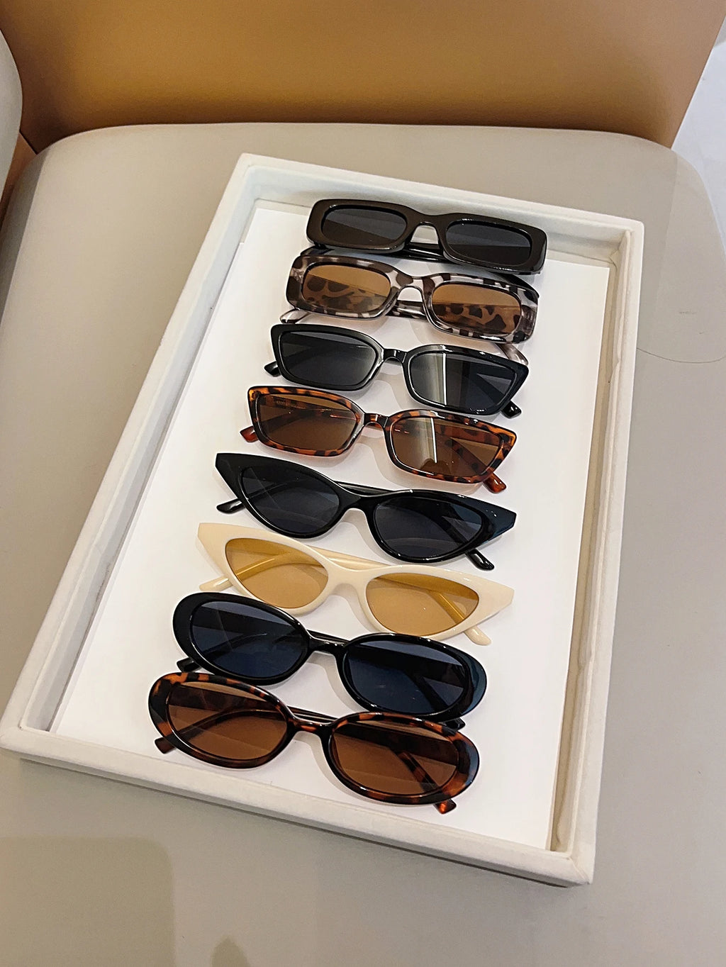 [Quality Pc]8Pcs/14Pcs Women's Mixed Fashion Glasses Set/Chic Black, Tortoiseshell and Leopard Frame/A Perfect Gift for Family