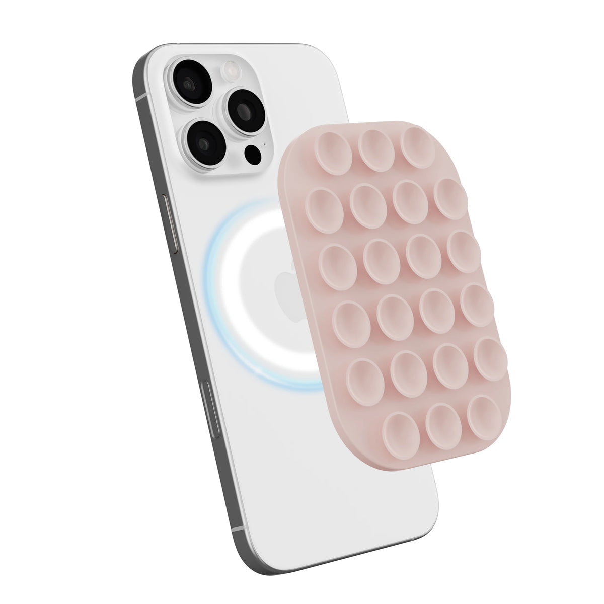 Cross-Border Bestseller Magnetic Suction Phone Stand Suitable for MagSafe Phone Cases iPhone Silicone Magnetic Suction Stand