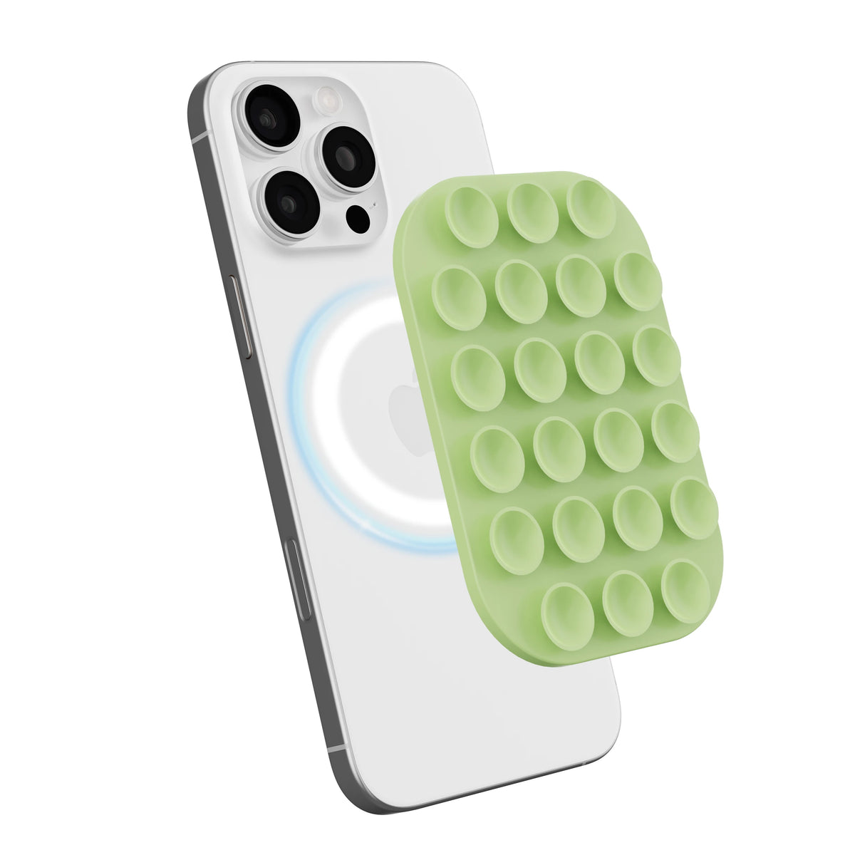 Cross-Border Bestseller Magnetic Suction Phone Stand Suitable for MagSafe Phone Cases iPhone Silicone Magnetic Suction Stand