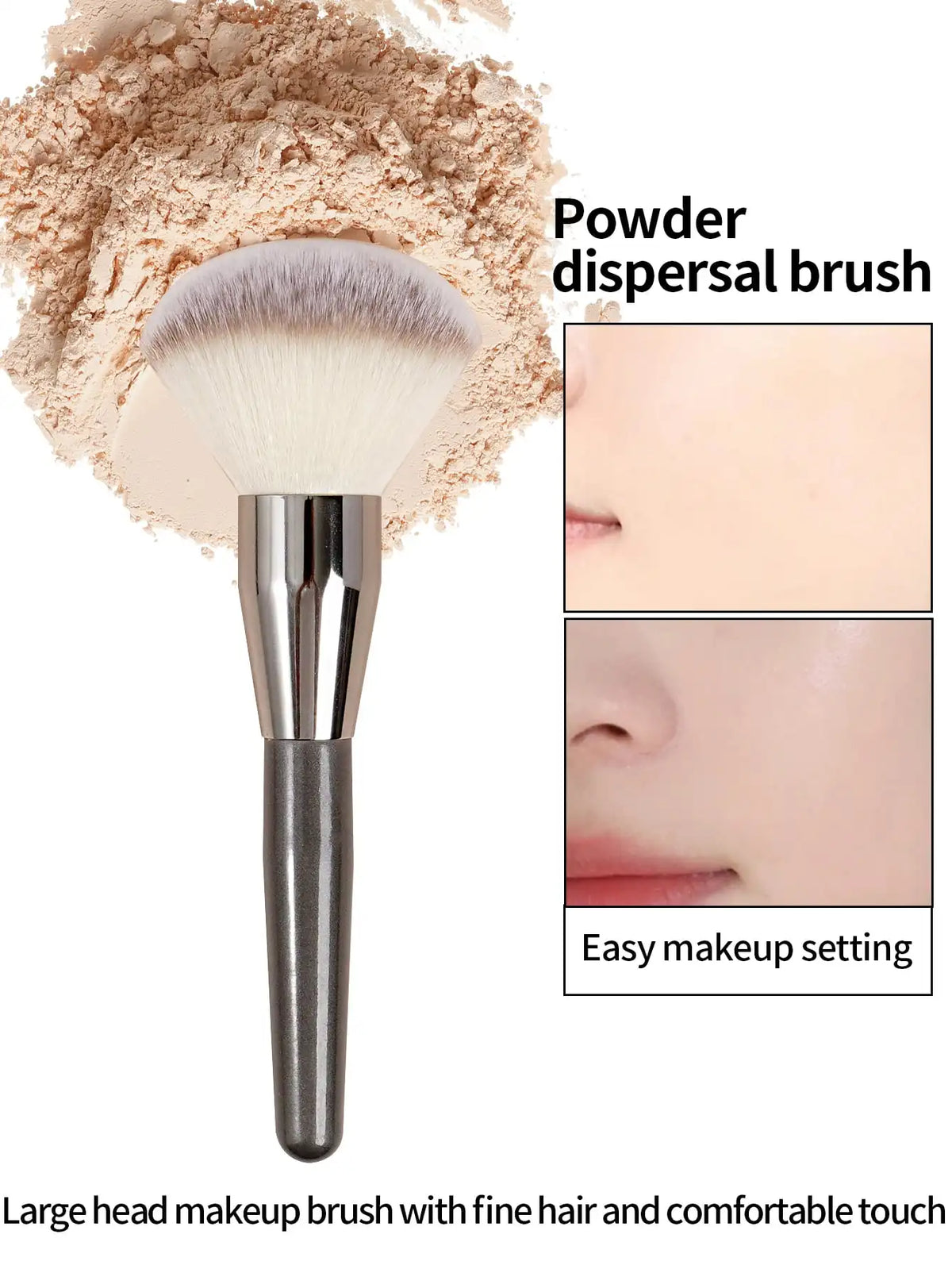 1 pcs Bestselling profession makeup tools Powder brush Super soft large fluffy Loose powder brush Blush brush does