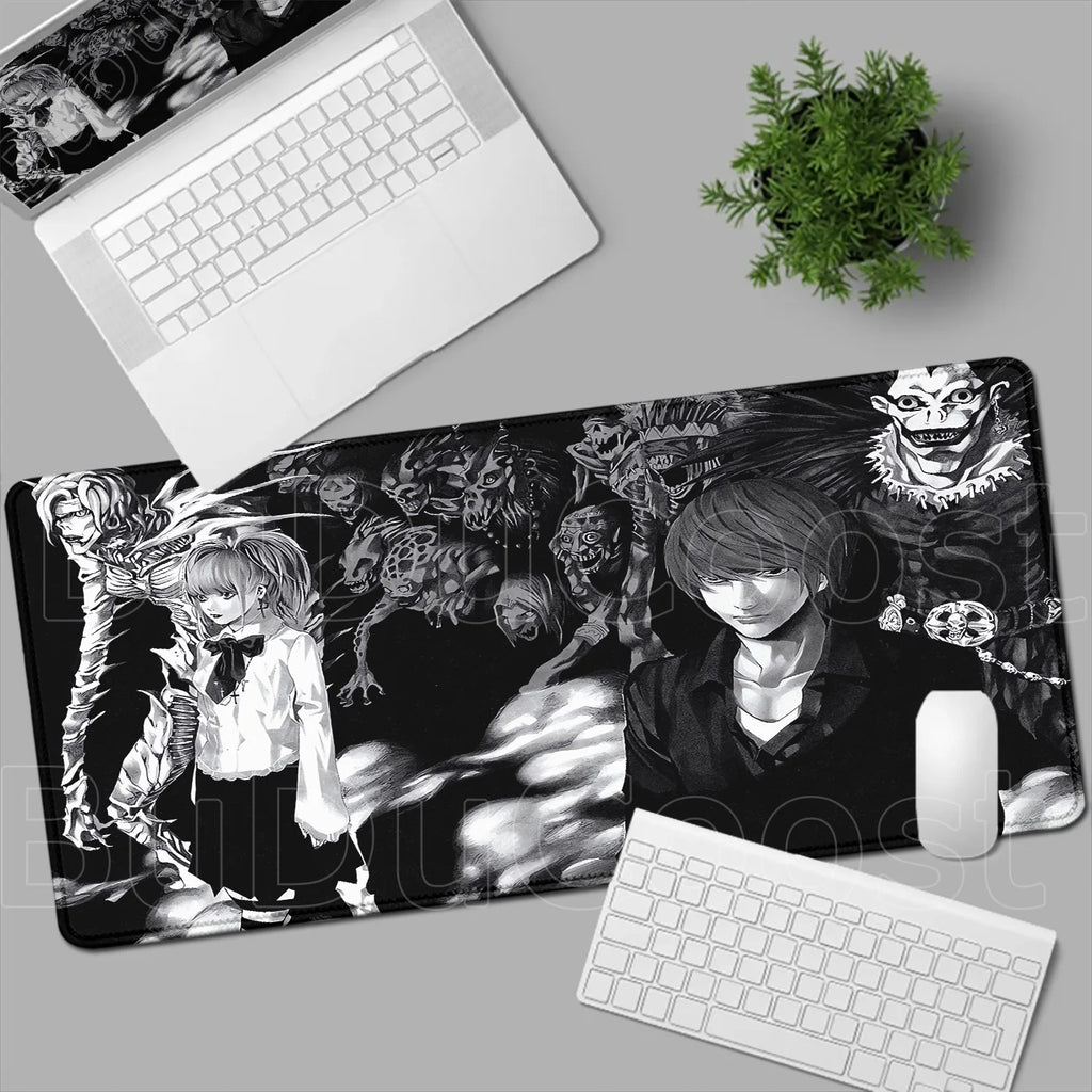 New Misa Amane Light Yagami Desk Mat Death Note Anime Mousepad Computer Gamers Lock Edge Mouse Pad Gaming E-sports Keyboard Pads