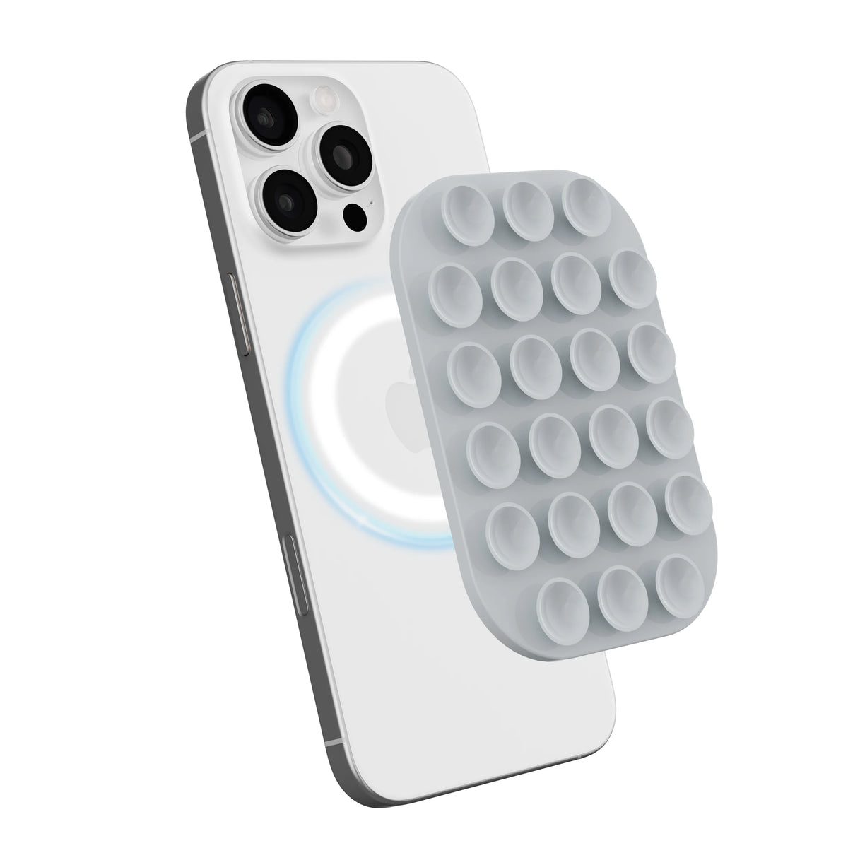 Cross-Border Bestseller Magnetic Suction Phone Stand Suitable for MagSafe Phone Cases iPhone Silicone Magnetic Suction Stand