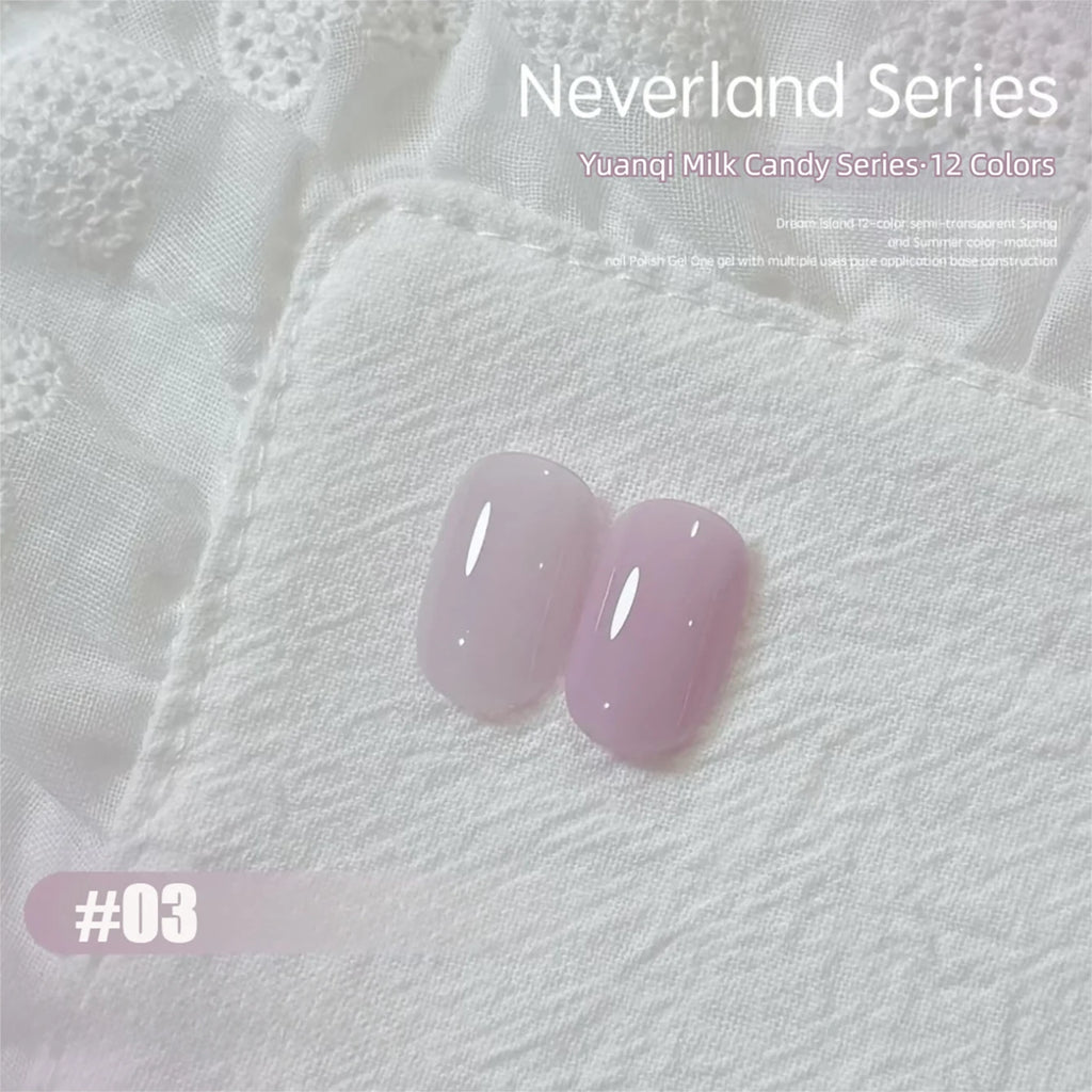 10ml Vitality Milk Candy Series Gel Nail Polish 2026 New Summer Bestseller Featuring a Dopamine Milk Candy Jelly Nail Polish