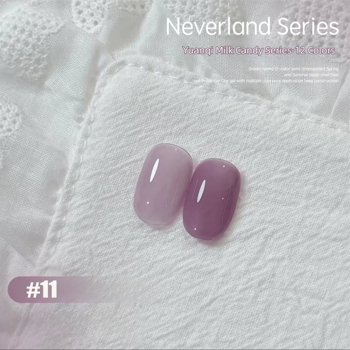 10ml Vitality Milk Candy Series Gel Nail Polish 2026 New Summer Bestseller Featuring a Dopamine Milk Candy Jelly Nail Polish